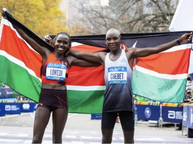 Эванс Чебет и Шарон Локеди — победители Нью-Йоркского марафона